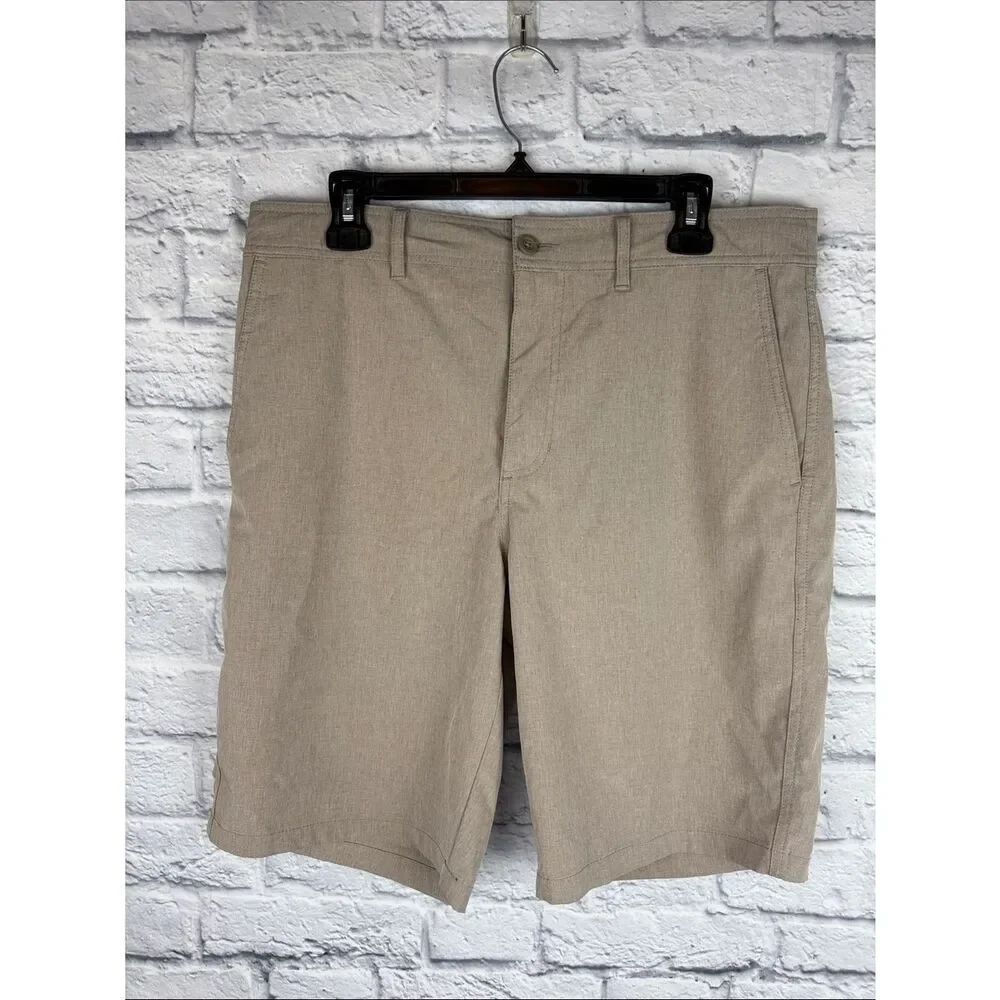 Goodfellow & Co Tan Flat-Front Shorts Swim Suit Size 33